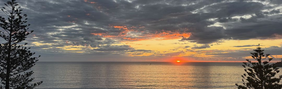 Dawn over the Pacific from 903