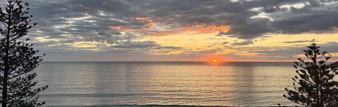 Dawn over the Pacific from 903